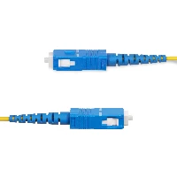 StarTech.com 30m (98.4ft) SC to SC (UPC) OS2 Single Mode Simplex Fiber Optic Cable, 9/125m, 40G/100G, Bend Insensitive, Low Insertion Loss, LSZH Fiber Patch Cord, 30 m, SC/UPC, OS2, SC, SC