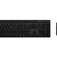 Lenovo 4X31K03951, Full-size (100%), RF Wireless + Bluetooth, Scissor key switch, Black, Mouse included