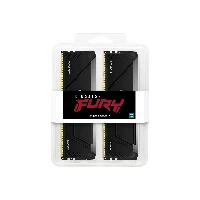 Kingston Technology FURY 32GB 3200MT/s DDR4 CL16 DIMM (Kit of 2) 1Gx8 Beast RGB, 32 GB, 2 x 16 GB, DDR4, 288-pin DIMM