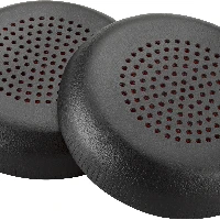 POLY Voyager Focus 2 Leatherette Ear Cushions (2 Pieces), Cushion/ring set, 44 g, Black