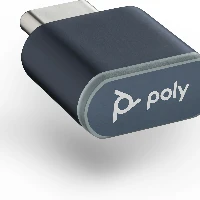 POLY BT700 USB-C Bluetooth Adapter, USB adapter, Black