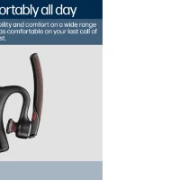 POLY Voyager 5200 USB-A Bluetooth Headset +BT700 dongle, Wireless, Office/Call center, 100 - 20000 Hz, 20 g, Headset, Black