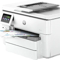 HP OfficeJet Pro 9730e Wide Format All-in-One Printer, Color, Printer for Small office, Print, copy, scan, + Instant Ink eligible Wireless Two-sided printing Print from phone or tablet Automatic document feeder Front USB flash drive port Scan to email Scan to pdf Touchscreen Quiet mode, Thermal inkjet, Colour printing, 4800 x 1200 DPI, A3, Direct printing, Grey