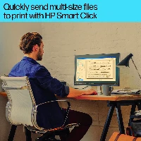 HP OfficeJet Pro 9730e Wide Format All-in-One Printer, Color, Printer for Small office, Print, copy, scan, + Instant Ink eligible Wireless Two-sided printing Print from phone or tablet Automatic document feeder Front USB flash drive port Scan to email Scan to pdf Touchscreen Quiet mode, Thermal inkjet, Colour printing, 4800 x 1200 DPI, A3, Direct printing, Grey