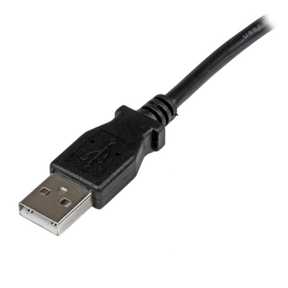 Cavo USB System-S Rosso 29cm &ndash; Micro USB Angolato Sinistro Con Connettore Reversibile Tipo A