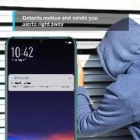 PAN/TILT HOME SECURITY WI-FI CAMERA