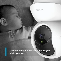 PAN/TILT HOME SECURITY WI-FI CAMERA