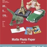 Canon MP-101 - Opaca - A4 (210 x 297 mm) - 170 g/m - 5 fogli carta fotografica - per PIXMA PRO-1, PRO-10, PRO-100