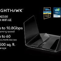 NETGEAR Nighthawk RAXE500 - Router wireless - switch a 4 porte - GigE, 2.5 GigE - 802.11a/b/g/n/ac/ax - multibanda