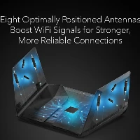 NETGEAR Nighthawk RAXE500 - Router wireless - switch a 4 porte - GigE, 2.5 GigE - 802.11a/b/g/n/ac/ax - multibanda