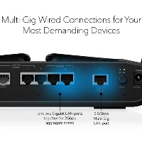 NETGEAR Nighthawk RAXE500 - Router wireless - switch a 4 porte - GigE, 2.5 GigE - 802.11a/b/g/n/ac/ax - multibanda
