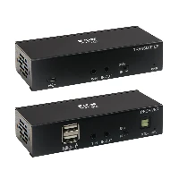 Tripp Lite DisplayPort over Cat6 KVM Extender Kit, Transmitter and Receiver, USB, 4K 30Hz, DP1.2a, PoC, HDCP 2.2, 230 ft., TAA - Prolunga video/audio - 10Mb LAN, HDMI, DisplayPort - sopra CAT 6 - fino a 70 m - Compatibile TAA