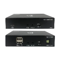Tripp Lite DisplayPort over Cat6 KVM Extender Kit, Transmitter and Receiver, USB, 4K 30Hz, DP1.2a, PoC, HDCP 2.2, 230 ft., TAA - Prolunga video/audio - 10Mb LAN, HDMI, DisplayPort - sopra CAT 6 - fino a 70 m - Compatibile TAA