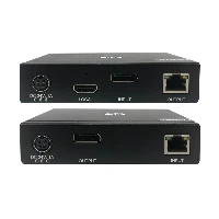 Tripp Lite DisplayPort over Cat6 KVM Extender Kit, Transmitter and Receiver, USB, 4K 30Hz, DP1.2a, PoC, HDCP 2.2, 230 ft., TAA - Prolunga video/audio - 10Mb LAN, HDMI, DisplayPort - sopra CAT 6 - fino a 70 m - Compatibile TAA