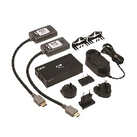 Tripp Lite HDMI over Cat6 Extender Kit, Splitter/2x Pigtail Receivers 2-Port- 4K 60 Hz, HDR, 444, PoC, 230 ft. (70.1 m), TAA - Prolunga video/audio - sopra CAT 6 - fino a 70.1 m - Compatibile TAA