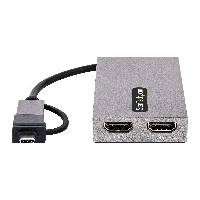 StarTech.com Adattatore USB 3.0 a HDMI, Scheda Video Esterna USB 3.0 a Doppio HDMI (1x 4K30Hz/1x 1080p), Cavo da 11cm, Convertitore Dongle USB-A/C per 2 Monitor HDMI - Win/Mac (107B-USB-HDMI) - Adattatore video - USB Tipo A, 24 pin USB-C maschio a 2 x 19