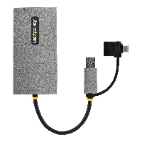 StarTech.com Adattatore USB 3.0 a HDMI, Scheda Video Esterna USB 3.0 a Doppio HDMI (1x 4K30Hz/1x 1080p), Cavo da 11cm, Convertitore Dongle USB-A/C per 2 Monitor HDMI - Win/Mac (107B-USB-HDMI) - Adattatore video - USB Tipo A, 24 pin USB-C maschio a 2 x 19