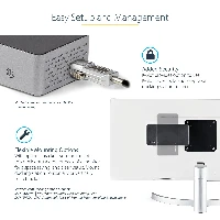 StarTech.com USB-C Dock, 4K 60Hz Quad Monitor DisplayPort & HDMI, Universal USB C Docking Station with 100W Power Delivery Charging, USB Hub w/ 1x USB Type-C & 3x USB-A, Ethernet, Audio - Thunderbolt 3 Compatible (DK31C4DPPDUE) - Docking station - USB-C 3