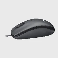 Logitech M100 - Mouse - dimensioni standard - per destrorsi e per sinistrorsi - ottica - 3 pulsanti - cablato - USB