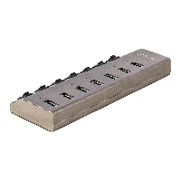 StarTech.com 7-Port Self-Powered USB-C Hub with Individual On/Off Switches, USB 3.0 5Gbps Expansion Hub w/Power Supply, Desktop/Laptop USB-C to USB-A Hub, 7x BC 1.2 (1.5A), USB Type C Hub - USB-C/A Host Cables (5G7AIBS-USB-HUB-EU) - Hub - 7 x USB 3.2 Gen