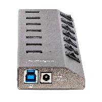 StarTech.com 7-Port Self-Powered USB-C Hub with Individual On/Off Switches, USB 3.0 5Gbps Expansion Hub w/Power Supply, Desktop/Laptop USB-C to USB-A Hub, 7x BC 1.2 (1.5A), USB Type C Hub - USB-C/A Host Cables (5G7AIBS-USB-HUB-EU) - Hub - 7 x USB 3.2 Gen