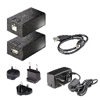 StarTech.com USB 2.0 Extender over Cat5e/Cat6 Cable (RJ45), 492ft/150m USB Over Ethernet Extender/Adapter Kit - Externally Powered USB Extender, USB to Ethernet Converter, 480 Mbps, Rugged Metal Housing (C15012-USB-EXTENDER) - Prolunga USB - USB 2.0 - sop