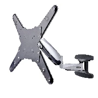 StarTech.com VESA TV Wall Mount, TV Mounting Bracket For 23-55 Displays, Adjustable Full Motion TV Wall Mount Supports 66lb (30kg), Extendable/Tilting/Swivel Monitor Wall Mount - Low Profile/Slim Display Mount (FHA-TV-WALL-MOUNT) - Kit montaggio - per p