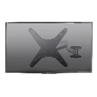 StarTech.com VESA TV Wall Mount, TV Mounting Bracket For 23-55 Displays, Adjustable Full Motion TV Wall Mount Supports 66lb (30kg), Extendable/Tilting/Swivel Monitor Wall Mount - Low Profile/Slim Display Mount (FHA-TV-WALL-MOUNT) - Kit montaggio - per p