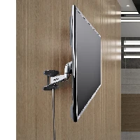 StarTech.com VESA TV Wall Mount, TV Mounting Bracket For 23-55 Displays, Adjustable Full Motion TV Wall Mount Supports 66lb (30kg), Extendable/Tilting/Swivel Monitor Wall Mount - Low Profile/Slim Display Mount (FHA-TV-WALL-MOUNT) - Kit montaggio - per p