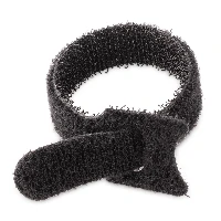 StarTech.com 6in Hook and Loop Cable Ties, 50 Pack, Black, Reusable Cable Straps, Adjustable and Flexible, Cord Organizer Tie/Wraps for Professional Cable Management - Wire Loop Ties (B506I-HOOK-LOOP-TIES) - Fascetta ferma-cavo - gancio e occhiello - 15 m