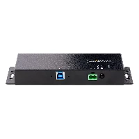 StarTech.com 4-Port Industrial USB 3.0 5Gbps Hub, Rugged USB Hub w/15kV Air/8kV Contact ESD and Surge Protection, DIN/Wall/Desk Mountable USB-A Hub, USB Expansion Hub with Locking Ports - Metal Construction (5G4AINDNP-USB-A-HUB) - Hub - industriale - 4 x