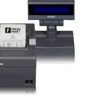 Fiscalizzatore/Cassa Elettronica EPSON FP81 II con rotolo da 58mm + Tastiera 23 + Display (EPSON C31CB75014JD)