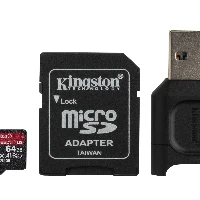 KT 64GB microSDXC ReactPl +ADP