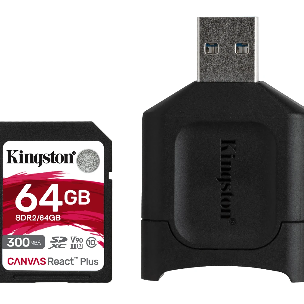 KT SDXC ReactPl/64g + sdReader