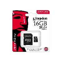 KT 16GB microSDHC Ind C10+ adp