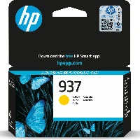 HP 937 Yellow Original Ink Cartridge, Standard Yield, Yellow, 1 pc(s), 800 pages, Single pack