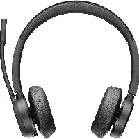 POLY Voyager 4320 USB-C Headset +BT700 dongle +Charging Stand, Wireless, Calls/Music, 20 - 20000 Hz, 158 g, Headset, Black