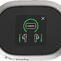 POLY Voyager Free 60+ UC M White Sand Earbuds +BT700 USB-C Adapter +Touchscreen Charge Case, True Wireless Stereo (TWS), Office/Call center, 20 - 20000 Hz, Headset, White