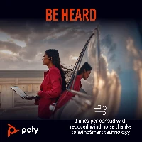 POLY Voyager Free 60+ UC M White Sand Earbuds +BT700 USB-C Adapter +Touchscreen Charge Case, True Wireless Stereo (TWS), Office/Call center, 20 - 20000 Hz, Headset, White