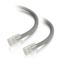 C2G Cat5e Non-Booted Unshielded (UTP) Network Patch Cable - Cavo patch - RJ-45 (M) a RJ-45 (M) - 2 m - UTP - CAT 5e - bloccato, uniboot - grigio