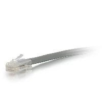 C2G Cat5e Non-Booted Unshielded (UTP) Network Patch Cable - Cavo patch - RJ-45 (M) a RJ-45 (M) - 2 m - UTP - CAT 5e - bloccato, uniboot - grigio