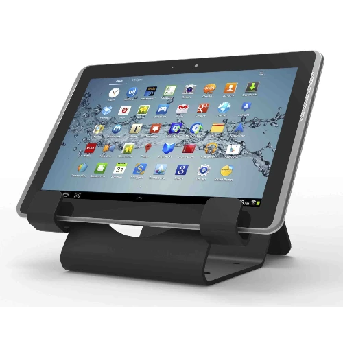 Compulocks Universal Tablet Holder with Keyed Cable Lock - Supporto da tavolo di sicurezza per tablet - nero