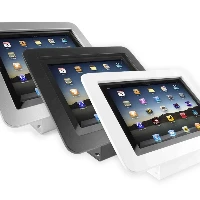 Compulocks VESA Fixed 45 Degree Counter Stand or Wall Mount - Supporto - per tablet - Alluminio - bianco - installabile a parete, parte superiore banco