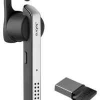 Jabra STEALTH UC (MS) - Cuffie con microfono - in-ear - struttura sovrauricolare - Bluetooth - senza fili - NFC - eliminazione rumore attivata - Certificato per Skype for Business