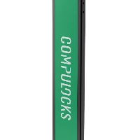 Compulocks iPad 10.9 10th Gen Space Enclosure Brandable Floor Stand - Supporto - indipendente/imbullonato - per tablet - brandizzabile - bloccabile - alluminio ad alta purezza - nero - dimensione schermo 10.9 - interfaccia montaggio 100 x 100 mm - sup