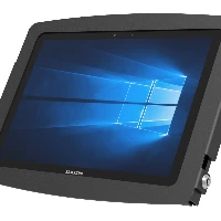 Compulocks Surface Pro 7 / Galaxy Tab Pro S Enclosure Wall Mount Tablet Frame - Kit montaggio (montaggio a muro, involucro) - per tablet - Alluminio - nero - installabile a parete - per Microsoft Surface Pro (met 2017), Pro 3, Pro 4, Pro 6, Pro 7, Samsun