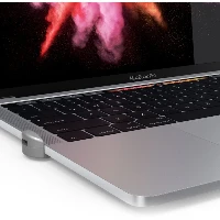 Compulocks Ledge Lock Adapter for MacBook Pro TB and Keyed Cable Lock - Adattatore connessione blocco di sicurezza - argento - con blocco cavo con chiave - per Apple MacBook Pro with Touch Bar 13.3 4x Thunderbolt 3 (Late 2016, Mid 2017, Mid 2018, Mid 201