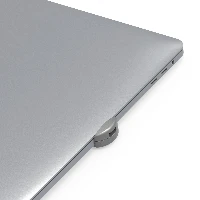 Compulocks Ledge Lock Adapter for MacBook Pro with Touch Bar 13 & 15 and Keyed Cable Lock - Adattatore connessione blocco di sicurezza - argento - per Apple MacBook Pro with Touch Bar 13.3 4x Thunderbolt 3 (Late 2016, Mid 2017, Mid 2018, Mid 2019, Earl