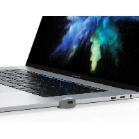 Compulocks Legde Lock Adapter for MacBook Pro TB with Combination Lock - Kit sicurezza sistema - argento - per Apple MacBook Pro with Touch Bar 13.3 4x Thunderbolt 3 (Late 2016, Mid 2017, Mid 2018, Mid 2019, Early 2020), MacBook Pro with Touch Bar 15.4