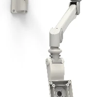 Compulocks VESA Medical Grade Extra Long Articulating Monitor Arm - Kit montaggio (braccio snodato) - per display / tablet LCD - medico - bianco - installabile a parete - per P/N UCLGVWMB